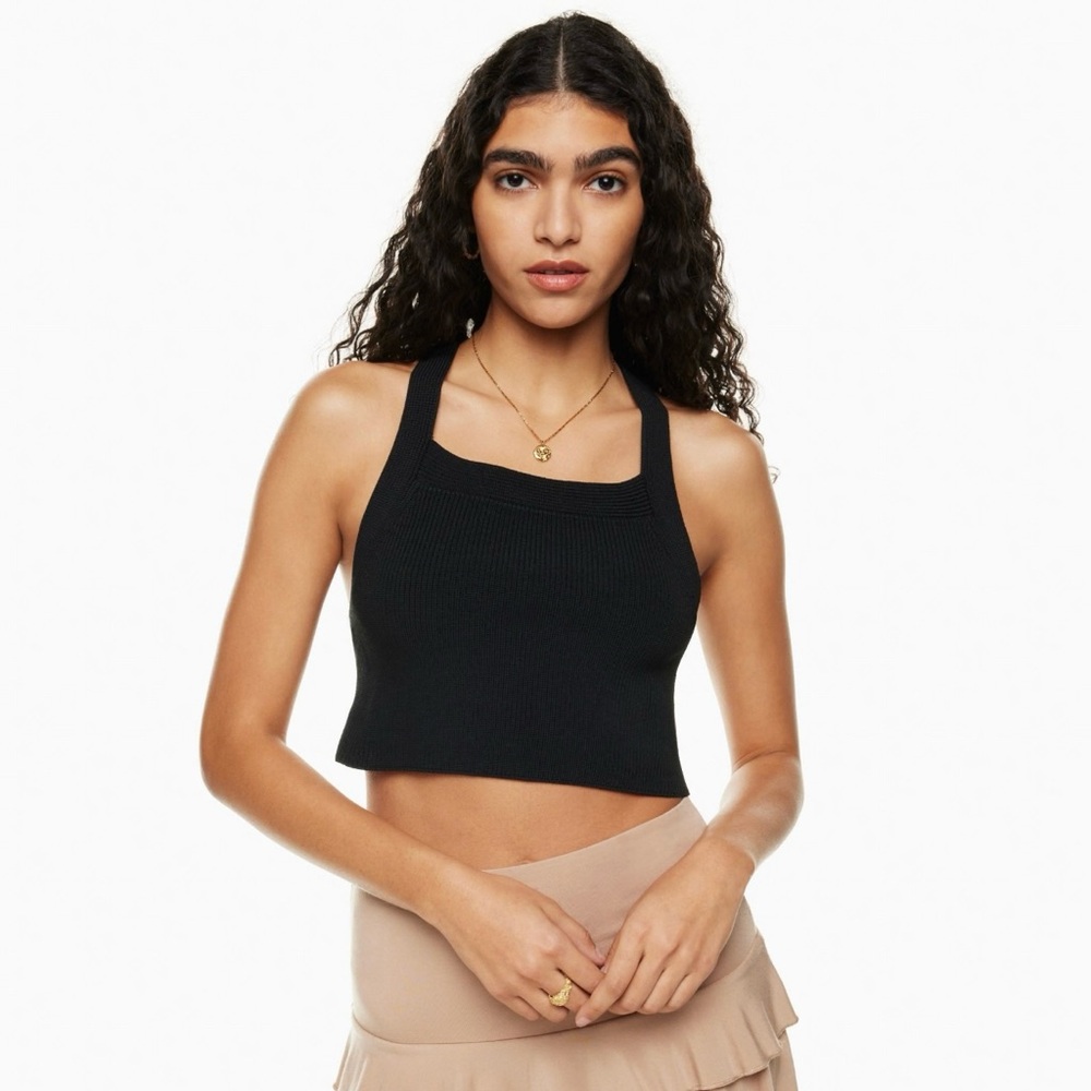Wilfred Cayenne Black Knit Top